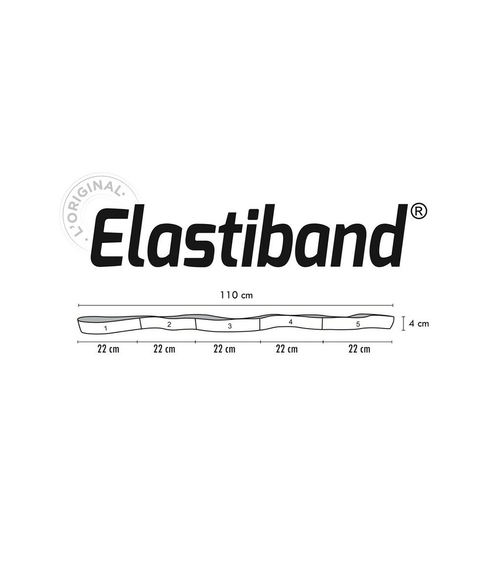 Эспандер Sveltus Elastiband Maxi Original 10 кг красный