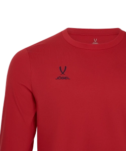 Футболка баскетбольная с длинным рукавом DIVISION PerFormDRY Pre-Match Longsleeve Jersey, красный