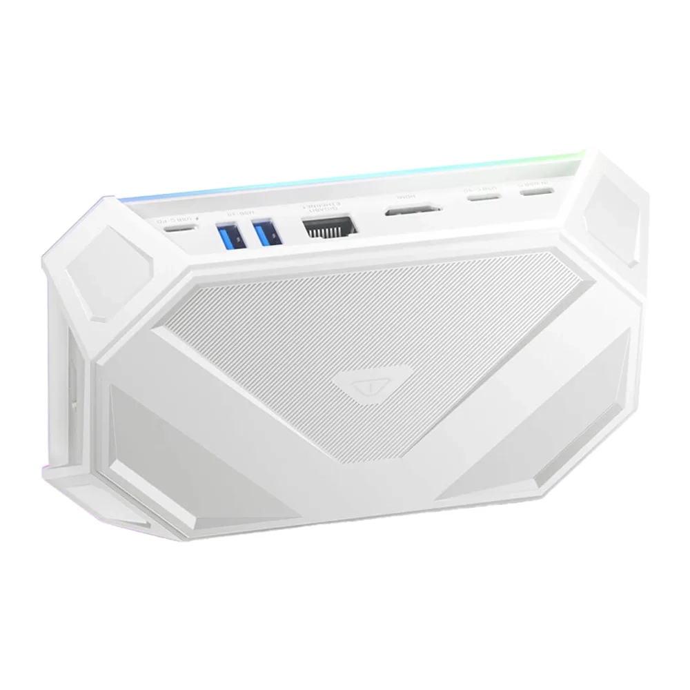 Док-станция JSAUX 8-Port RGB Docking Station HB0801, White (Белый)