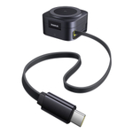 Беспроводное зарядное устройство 2в1 Baseus PicoGo Series Qi2 67W (P10276800123-00) черное