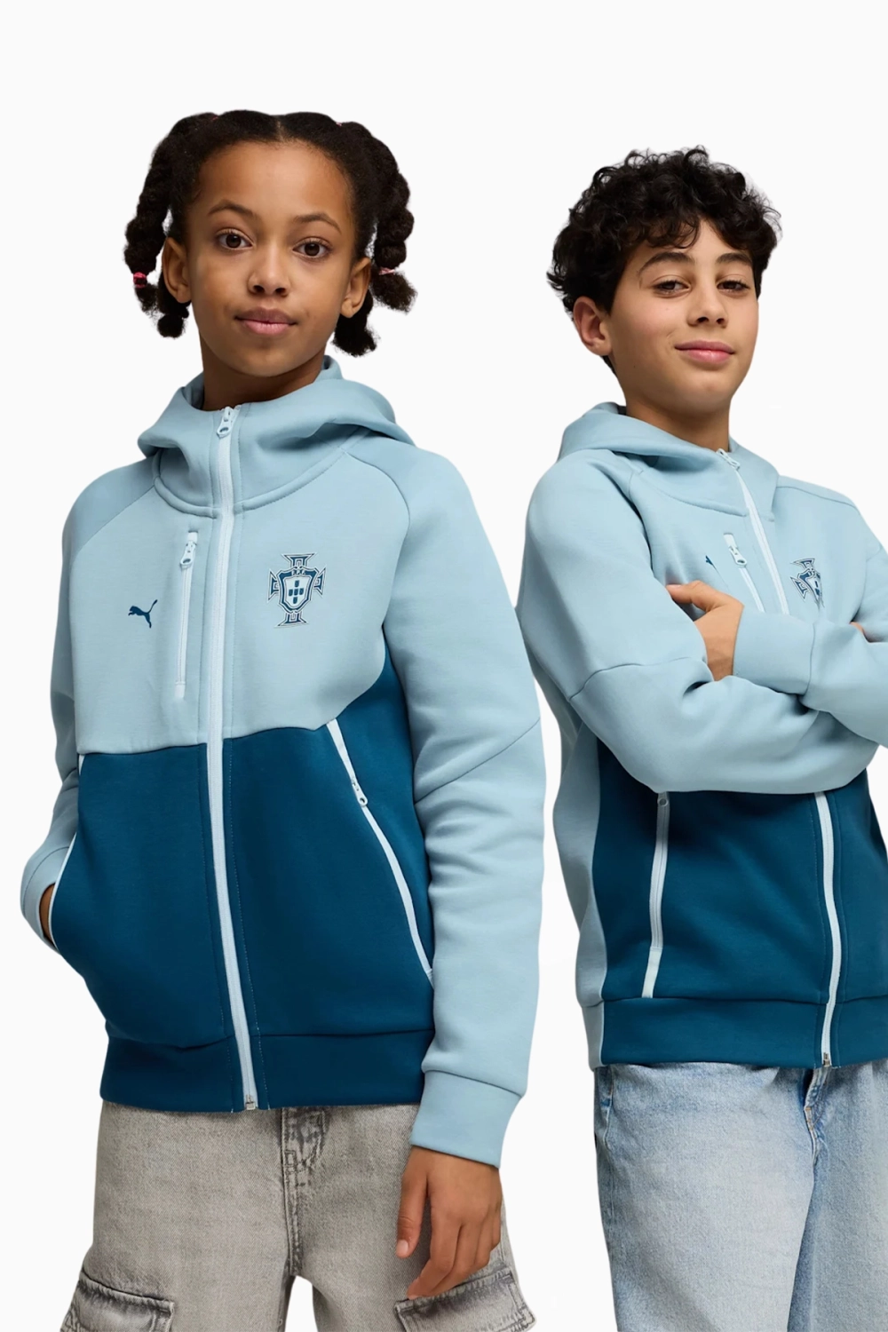 Кофта Puma Portugal 2026 PUMATECH Full-Zip Junior - синий