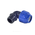 Отвод компрессионный ПЭ Дн 25х3/4"х90гр НР Ру16 RTP (РосТурПласт) 14697