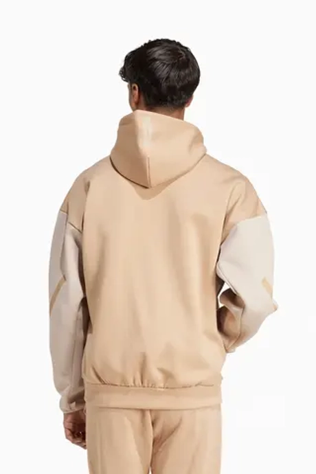 Кофта adidas Z.N.E. Full-Zip - бежевый