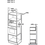 Встраиваемая микроволновая печь Korting KMI 825 XN