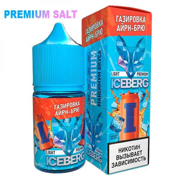 Купить Жидкость Iceberg Ice Legend Salt - Газировка Айрн-Брю 30 мл