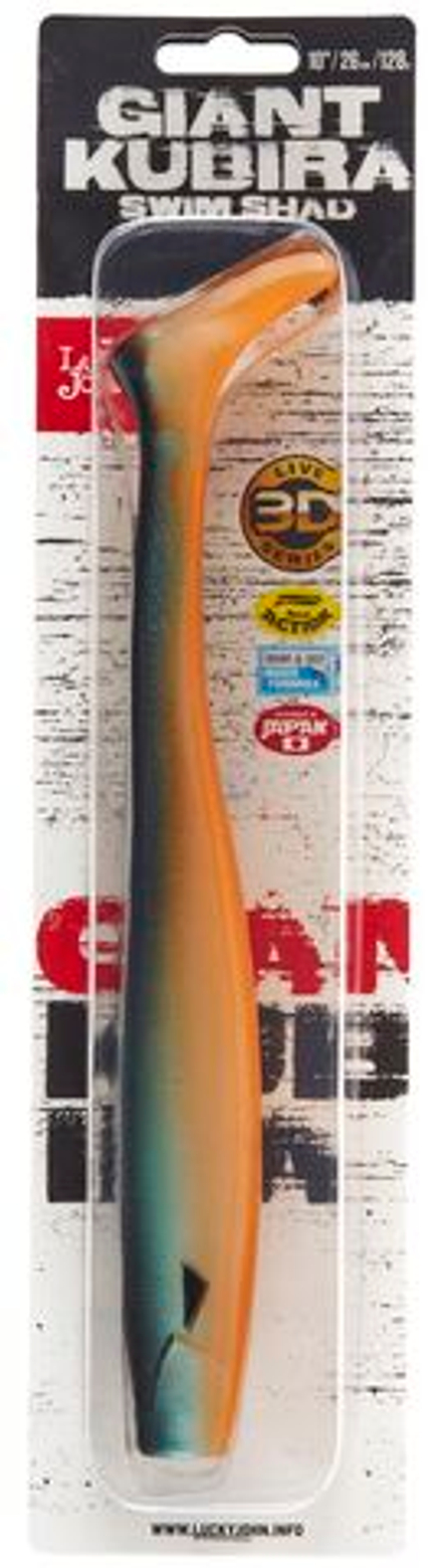 Виброхвосты LJ 3D BBS Series GIANT KUBIRA SWIM SHAD 10,3in (26,00)/PG40 1шт.