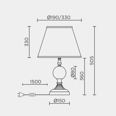 Настольный светильник LED4U L9923 AB