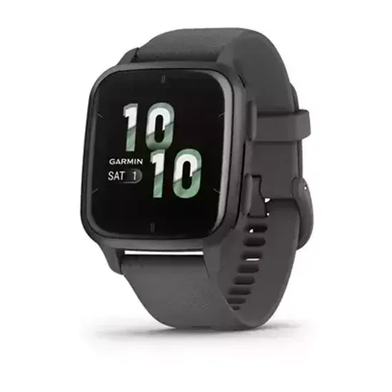 Смарт-часы Garmin VENU SQ 2 Slate Bezel with Shadow Gray Case and Silicone Band 010-02701-10