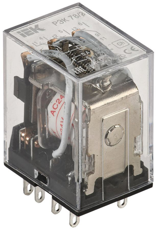 Реле промежуточное РЭК78/3(MY3) 5А 24В АC IEK