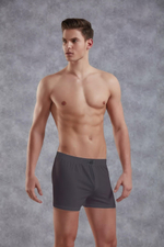 Хлопковые трусы-боксеры свободного покроя Doreanse Cotton Basic (Размер: XL) (Цвет: серый меланж)