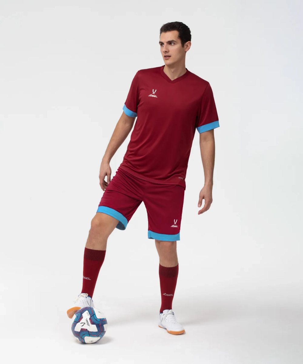 Шорты игровые DIVISION PerFormDRY Union Shorts, гранатовый/голубой/белый