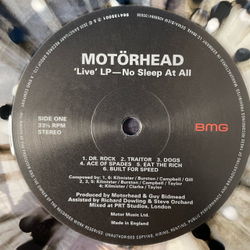 Виниловая пластинка LP Motorhead No Sleep At All (Европеский Союз 2025)
