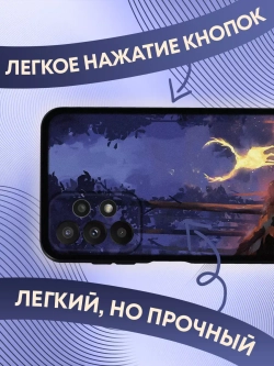 Чехол на Samsung A23 с 3D принтом
