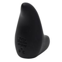 Черный вибратор на палец 7,6см Fifty Shades of Grey Sensation Finger Vibrator
