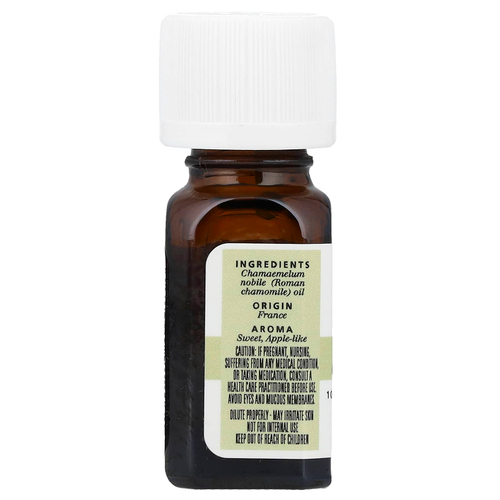 Aura Cacia, на 100% чистое эфирное масло, римская ромашка, 3,7 мл (0,125 жидк. унции)