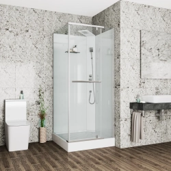 Душевая кабина Ceruttispa (ЧеруттиСпа) MiMi90T, с низким поддоном, 90x90x225