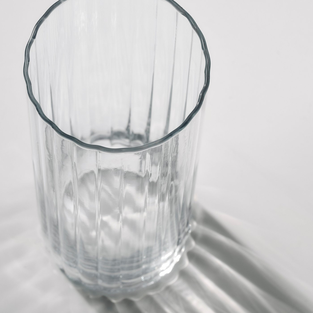 IKEA PÄRLGLADA  (ИКЕА ПЭРЛГЛАДА)  -  Ваза - прозрачное стекло 24 см
