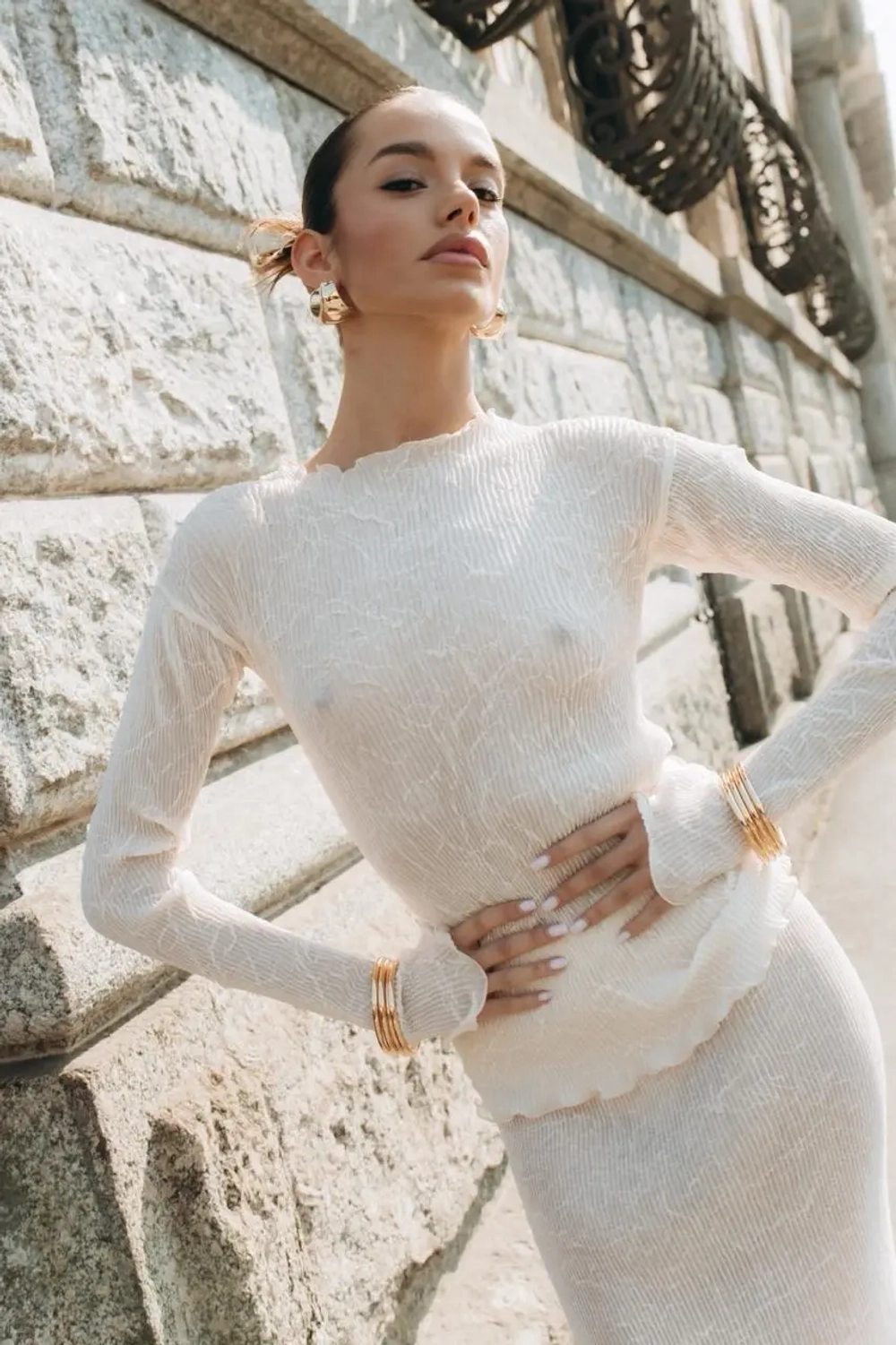 Юбка с Simona Cream Mini