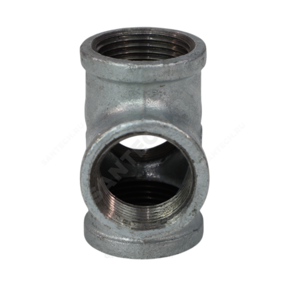 Крест прямой чугун оц Ду 20 (3/4") ВР/ВР Fittex PLUS