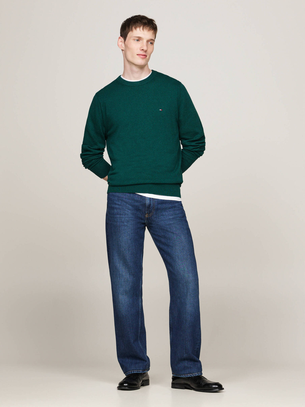 Свитер Tommy Hilfiger - темно-зеленый (MW0MW28046)