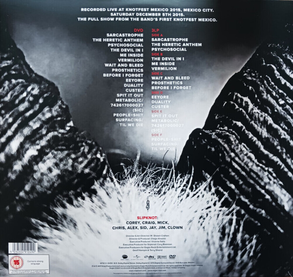 Slipknot / Day Of The Gusano - Live In Mexico (3LP+DVD)