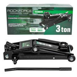 Домкрат подкатной гидравлический 3 т (h min-135mm, h max-400mm) RockForce##Rock FORCE RF-T830020
