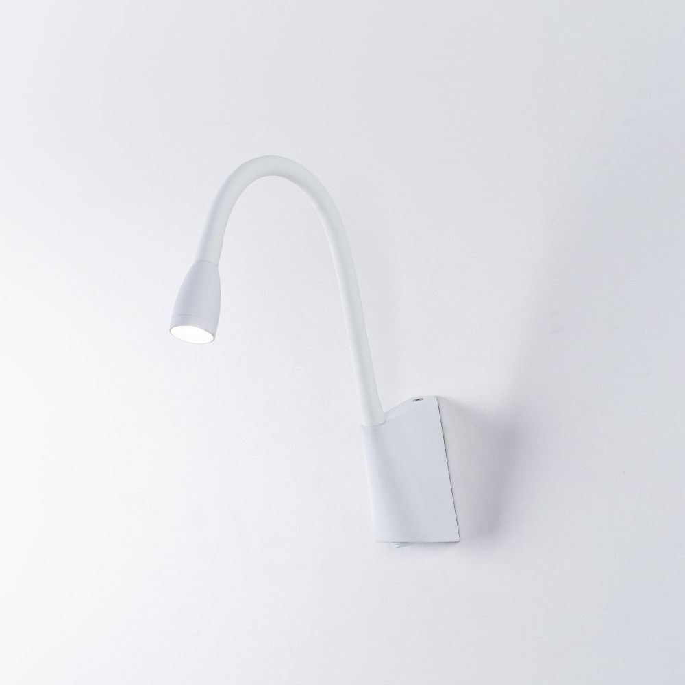 Citilux Декарт CL704340 LED Бра гибкое с выключателем Белое