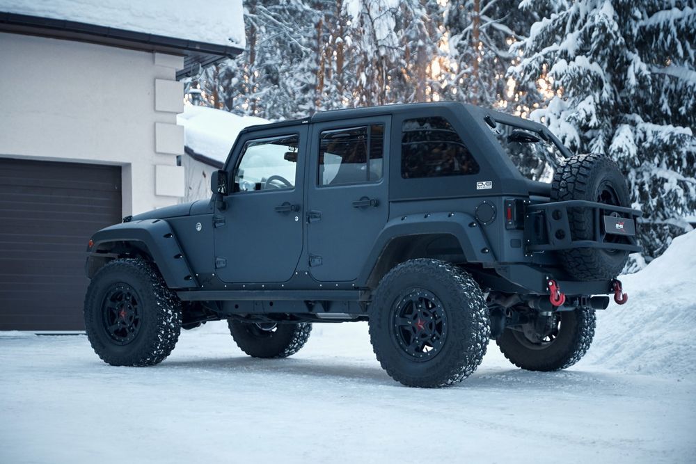 Бампер силовой задний BMS PRO-Line для Jeep Wrangler JK 2007-2018