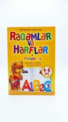 Rəqəmlər və hərflər + Rəngləmə 4-6 yaş