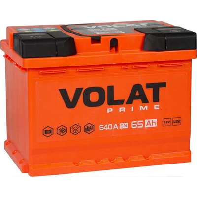 VOLAT Prime Asia 65Ah L+ (нижний борт)