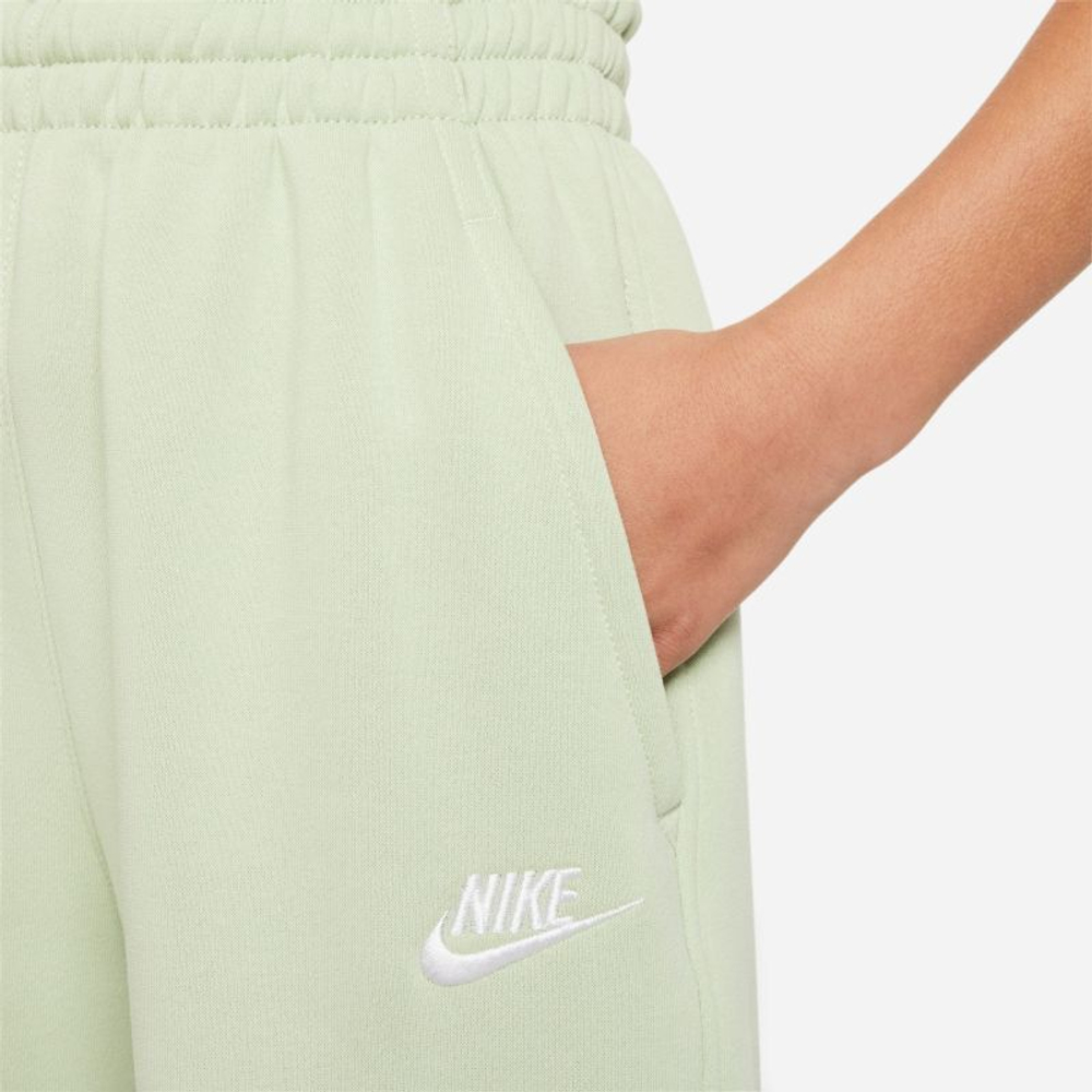 Штаны для девочки теннисные Nike Sportswear Club Fleece - honeydew/honeydew/white