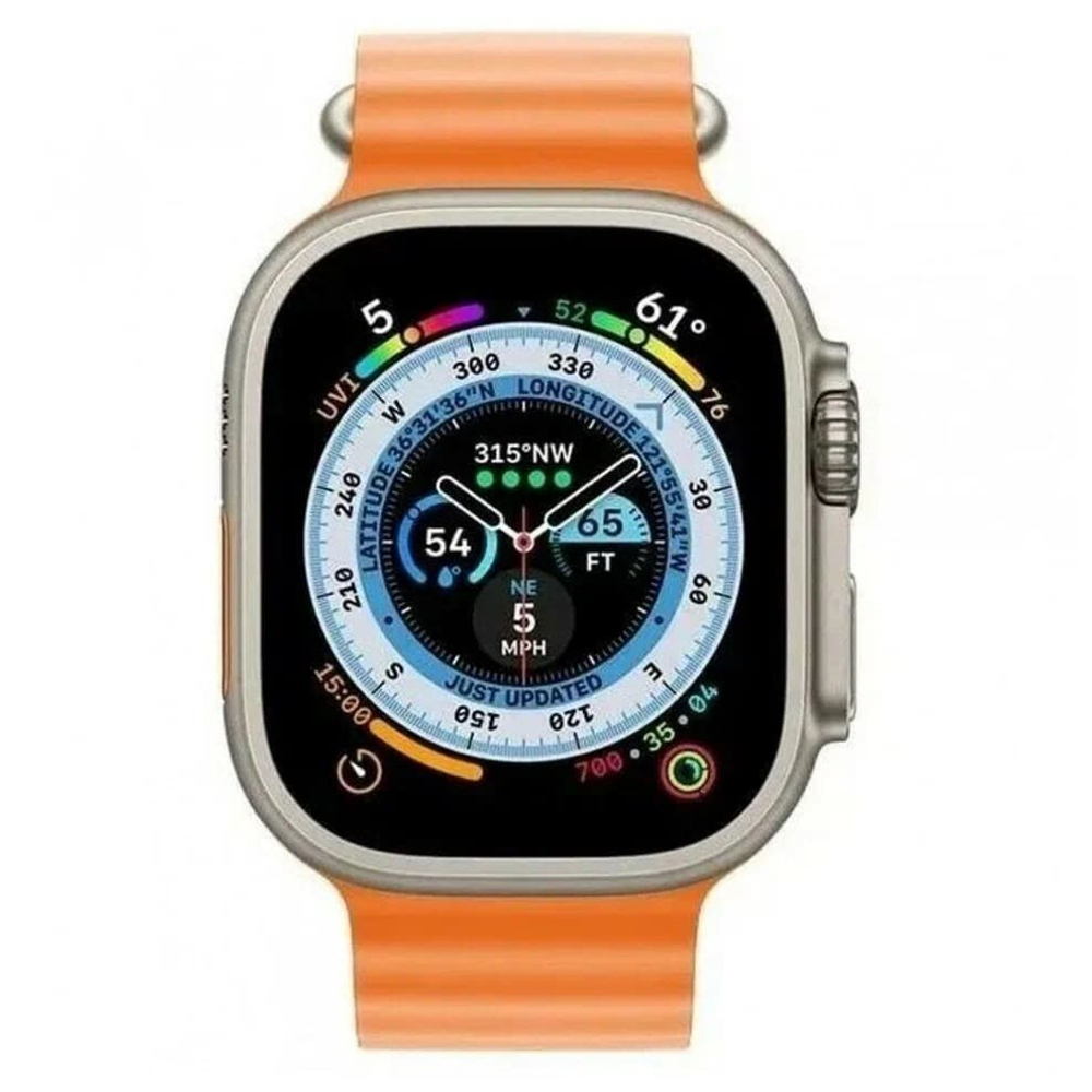 Умные часы, восьмой серии Smart Watch 8 Ultra, с влагозащитой. Спортивные часы, оранжевый