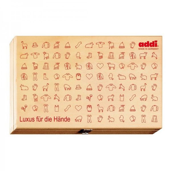 Футляр для круговых спиц Addi, дерево 23 смх14 смх4 см