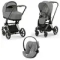 Детская коляска Cybex Priam IV 2 в 1 Mirage Grey + Cloud G i-Size Stone Grey Plus
