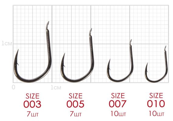 Набор крючков Feeder Concept MIX 1 34шт.