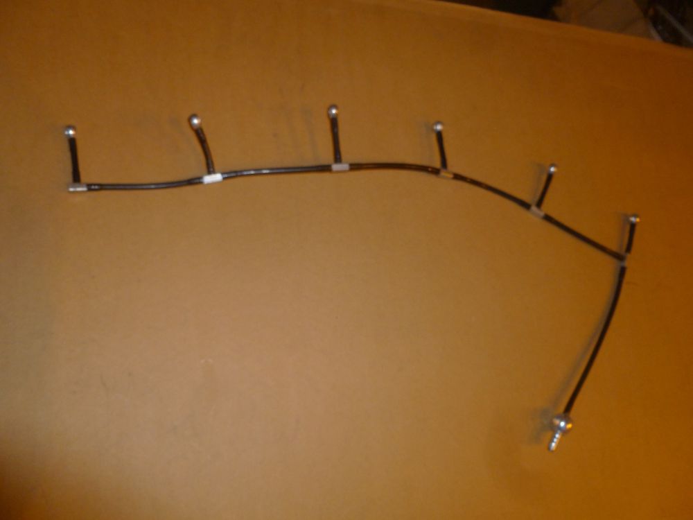 Трубка дренажная форсунок Ricardo R6105ZDS1; TDK 84- 170 6LT/Fuel drain delivery pipe, injector