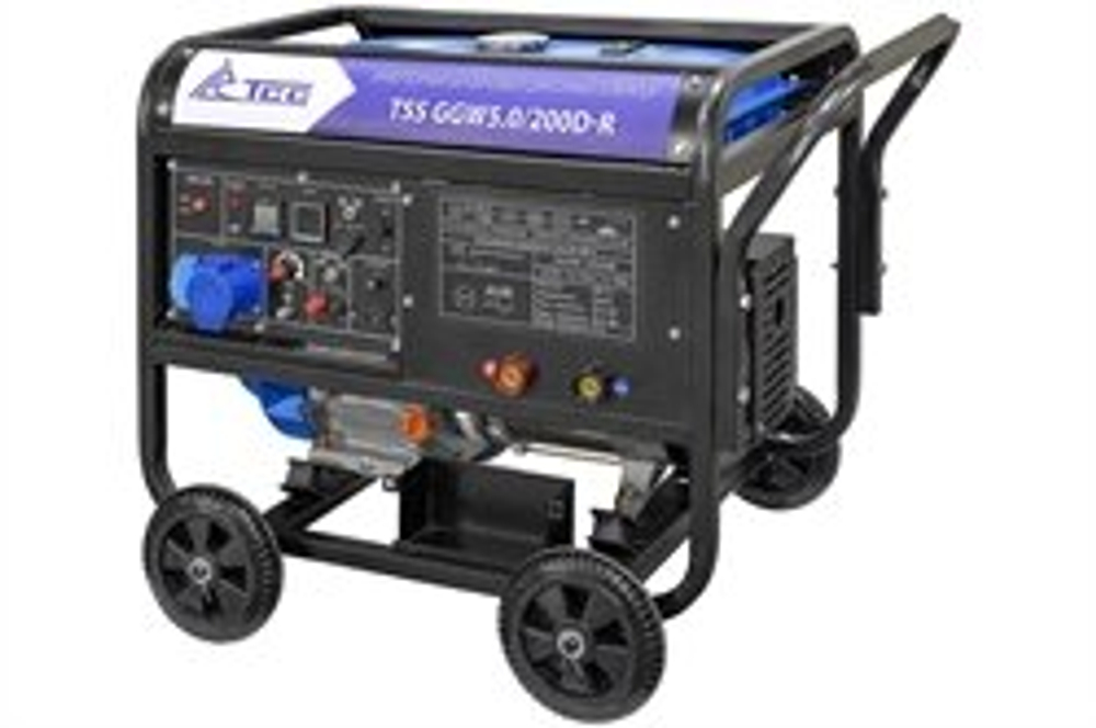 Бензиновый сварочный генератор ТСС GGW 5.0/200D-R, инверторный