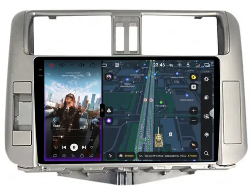 Магнитола для Toyota Land Cruiser Prado 150 2009-2013 - Redpower 85065S PRO/PROmax ТОП звук, 2K QLED, Android 14, Быстрейшая, CarPlay, 4G SIM-слот