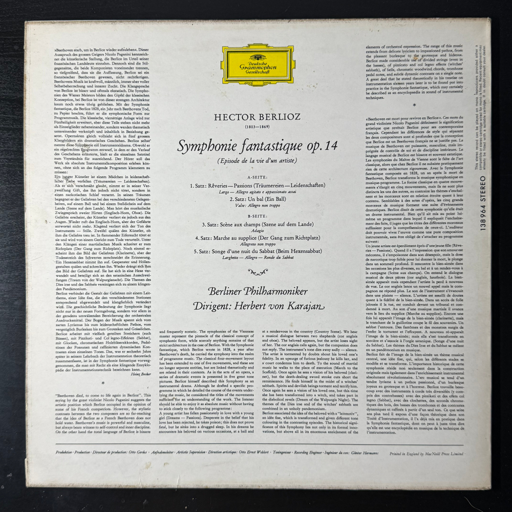 Берлиоз - Фантастическая симфония (Англия 1972г.)