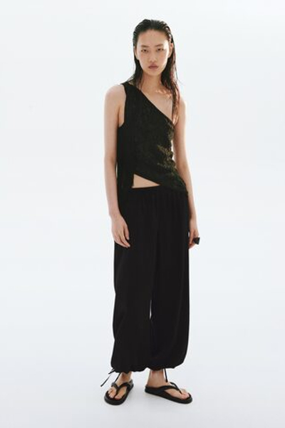 Брюки-баллоны со шнурками по низу - H&M