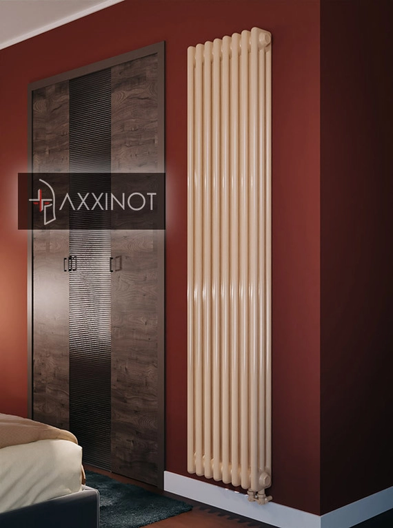 Axxinot Sentir 3190 - трехтрубный трубчатый радиатор высотой 1900 мм, нижнее подключение