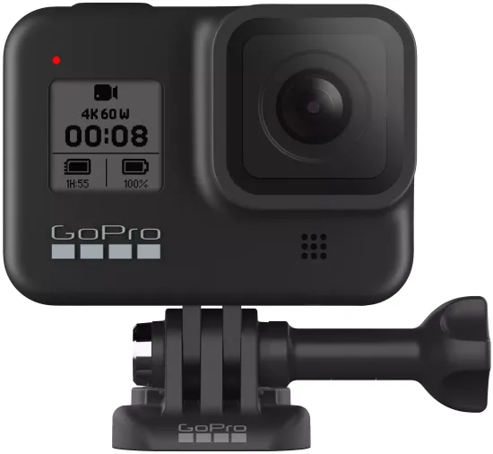 Экшн-камера GoPro HERO8 CHDHX-801, 12МП, 3840x2160, 1220 мА·ч