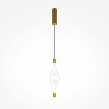 Подвесной светодиодный светильник 14W 3000K MOD290PL-L14BS3K латунь Loop Modern Maytoni