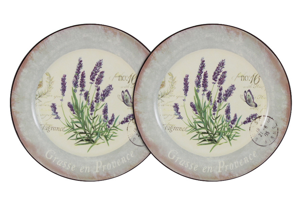 Набор из 2-х десертных тарелок Лаванда Anna Lafarg LF Ceramics