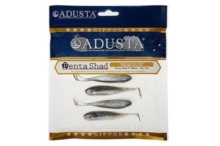 Приманка ADUSTA Penta shad 3" #102 Tennessee Shad