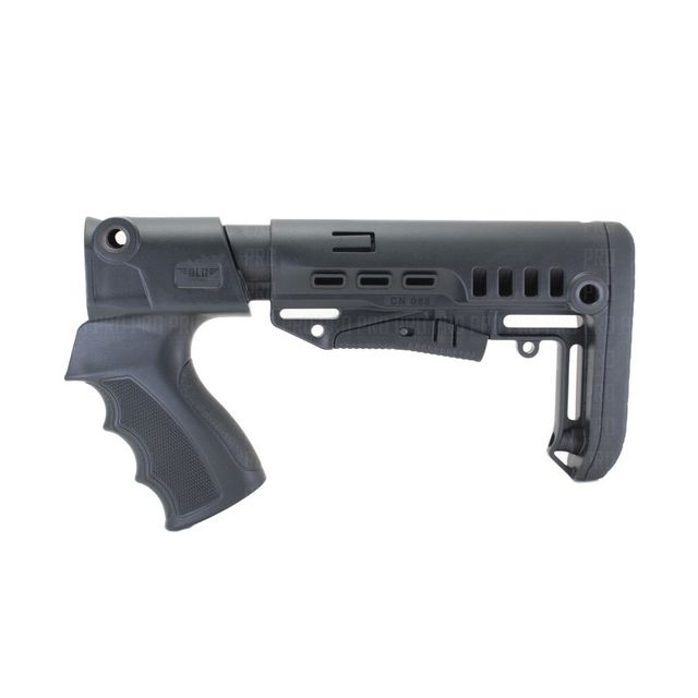 Пластиковый приклад МР-133, -153, DLG Tactical черный