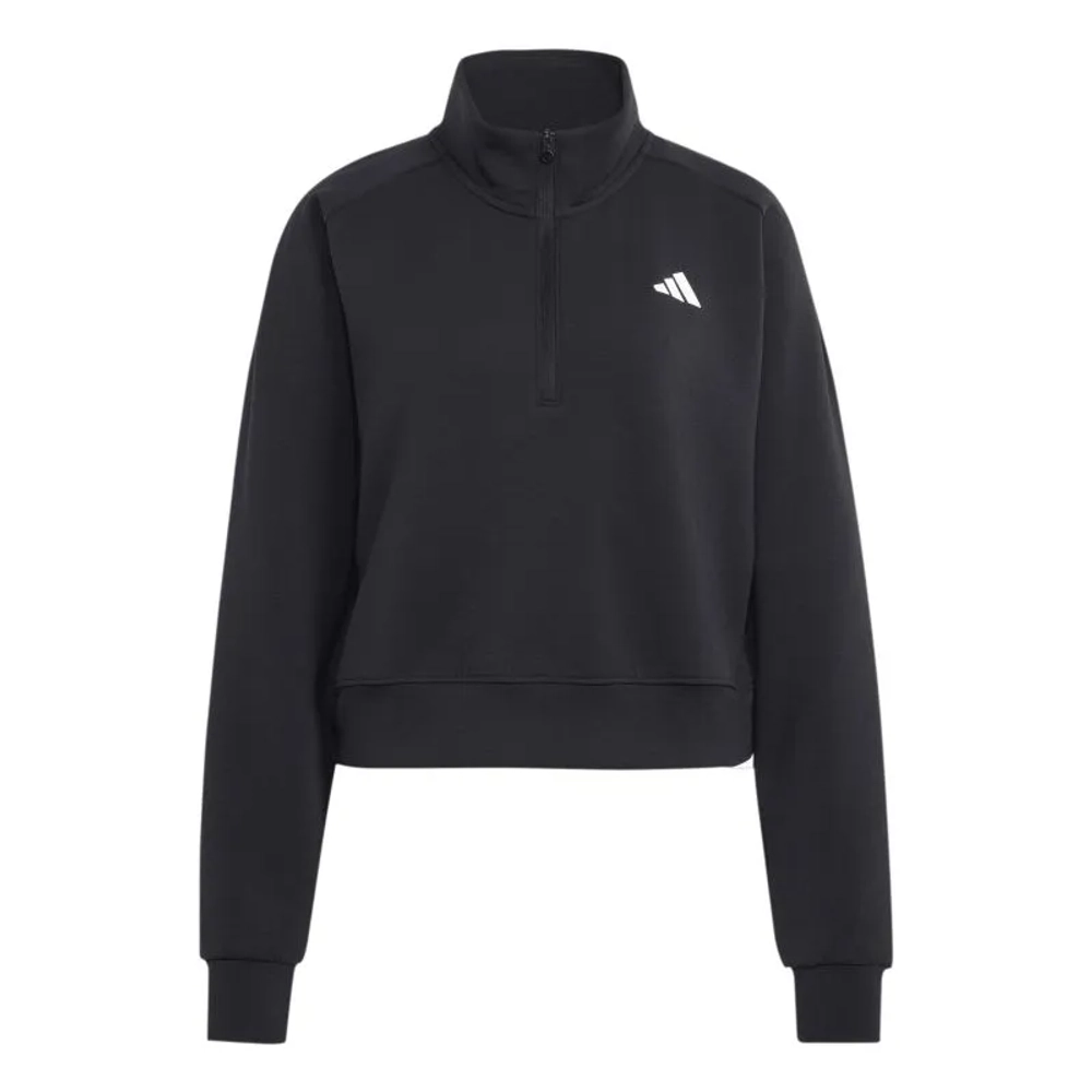 Женская теннисная куртка Adidas Tennis Half Zip - black