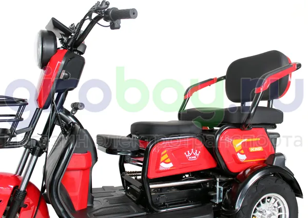 Электроскутер IKINGI SIBTRIKE 1000W (60V/25Ah) - Красный фото №7