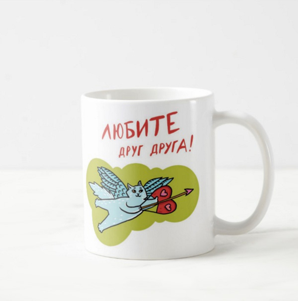 Кружка "Пушистый купидон"