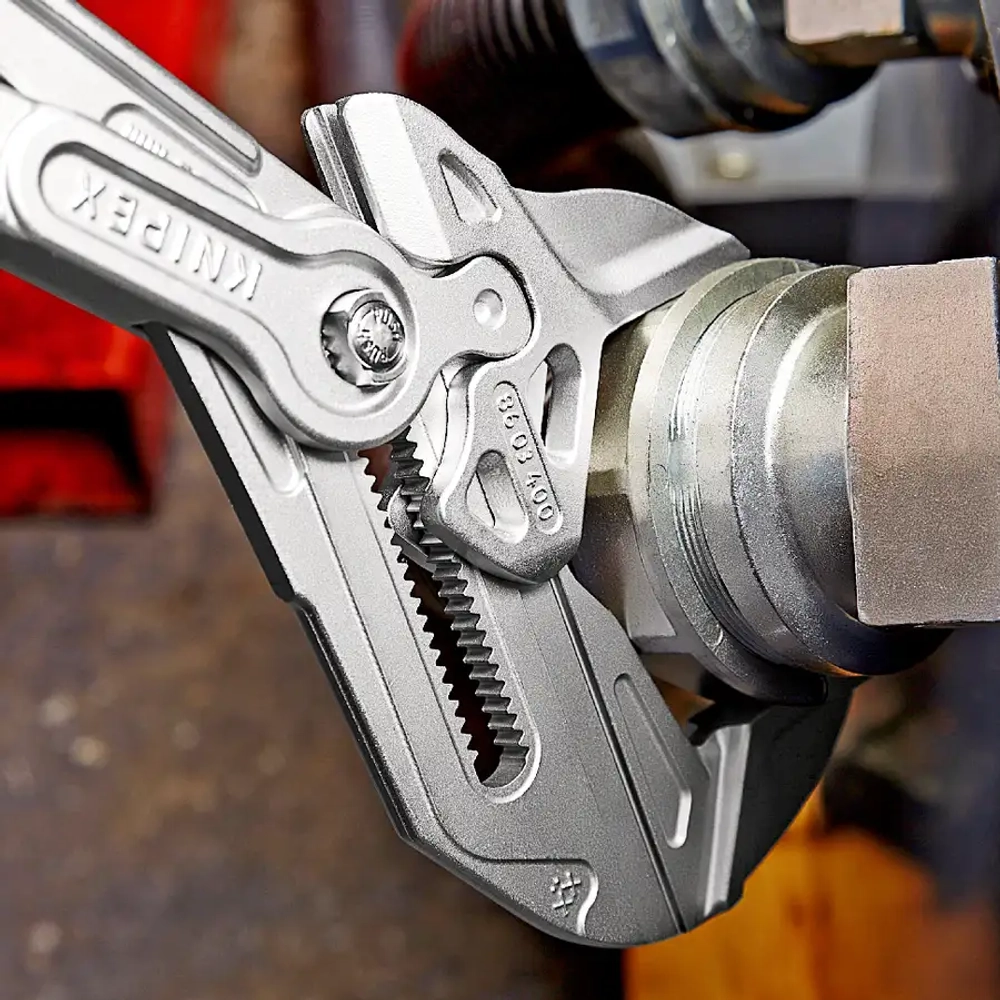 Клещи переставные-гаечный ключ XL хромированные 400 мм Knipex 86 03 400